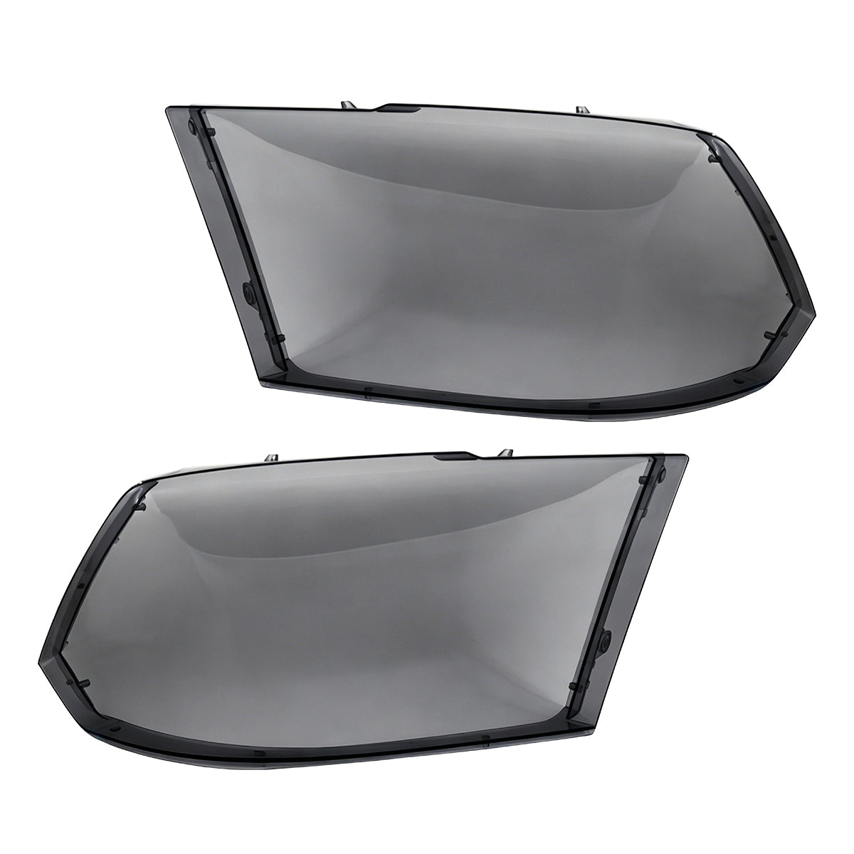 Headlight Lens Cover for 2009-2018 Dodge RAM 1500,2013-2018 Dodge RAM 1500 2500 Front Left Right Headlight with Gasket 1 Set