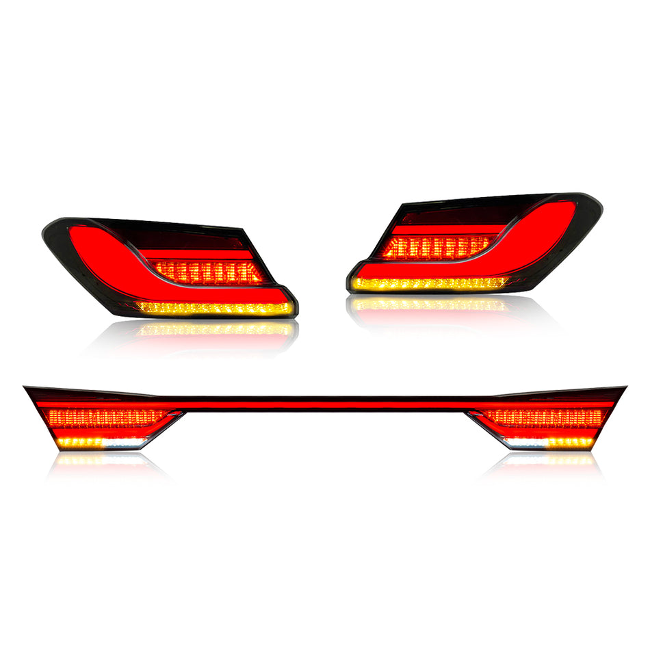 مصابيح خلفية معدلة لتويوتا كامري 2018-2023 LED مجموعة إضاءة خلفية معدلة (نمط BMW)