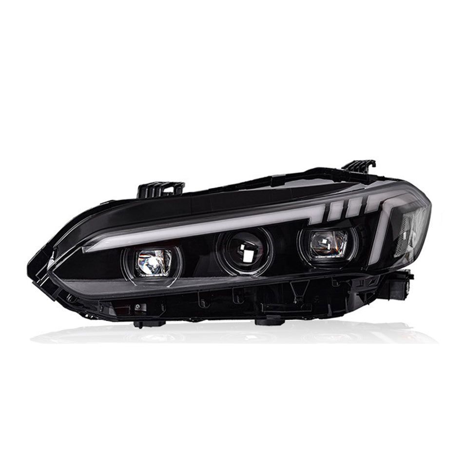 Faros secuenciales 2022-2024 Honda Civic 11th Gen del proyector del estilo LED del ojo del diablo