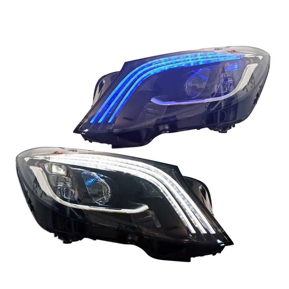 TT-ABC Led Headlight for 2014-2017 Mercedes Benz W222 S-Class DRL Head Lamps Assembly