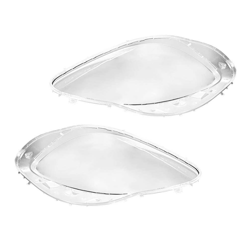 Headlight Lens Cover for 2005-2013 Chevrolet Corvette C6 Front Left Right Headlight with Gasket 1 Set
