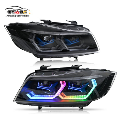 Phares RVB TT-ABC pour BMW Série 3 E90 E91 320i 323i 325 330 335 (halogène/xénon) 2009-2012