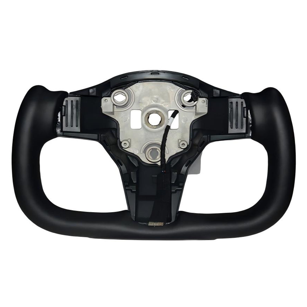 Tesla Model 3/Y 2019-2024, volante calefaccionado y tapizado en cuero