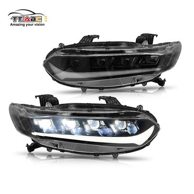 Faros LED TT-ABC para Honda Accord LX/Ex/EXL/Sport/SE (versión estándar) (2018-2022)