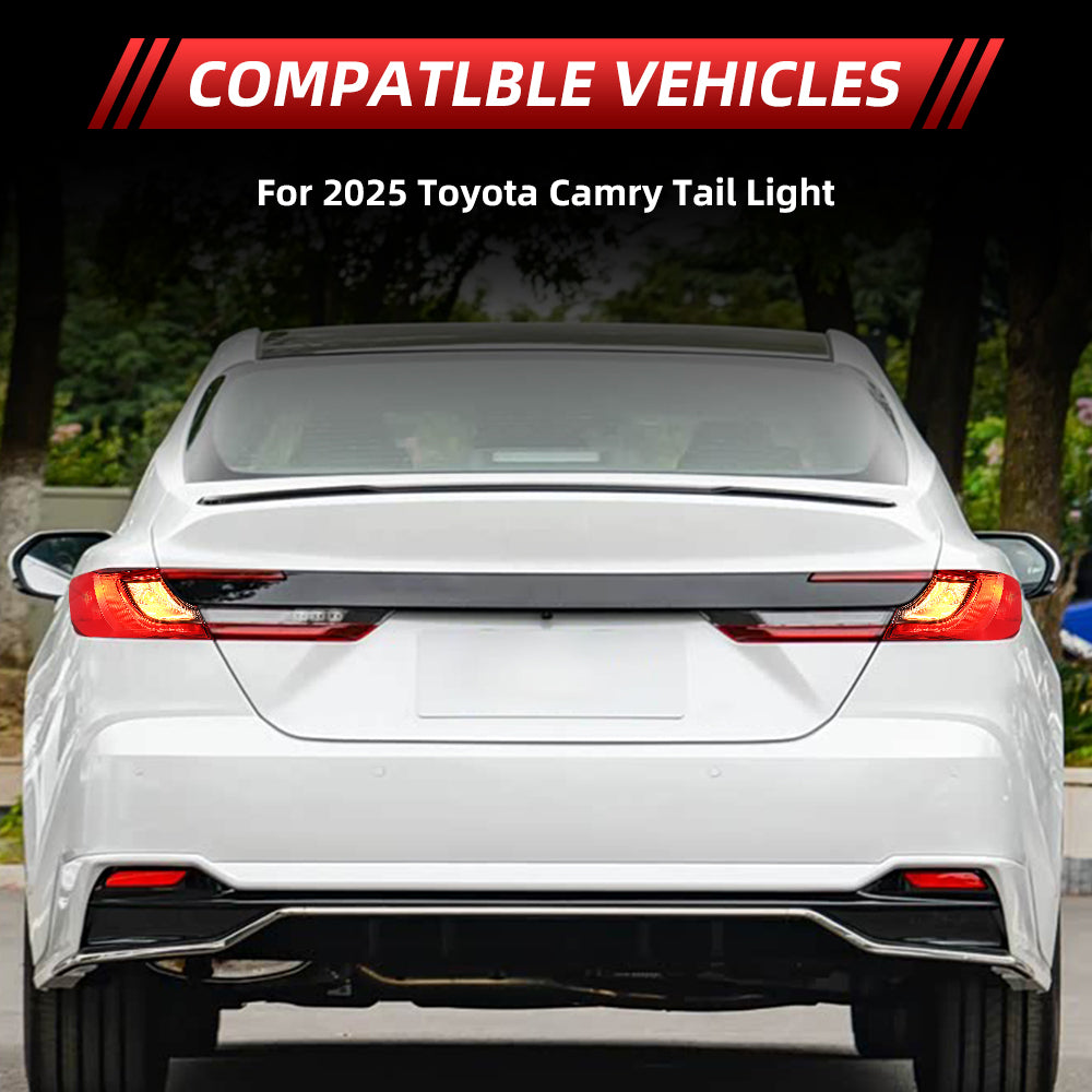 TT-ABC OE Style Outer Tail Light for 2025 Toyota Camry LE SE Tail Ligh