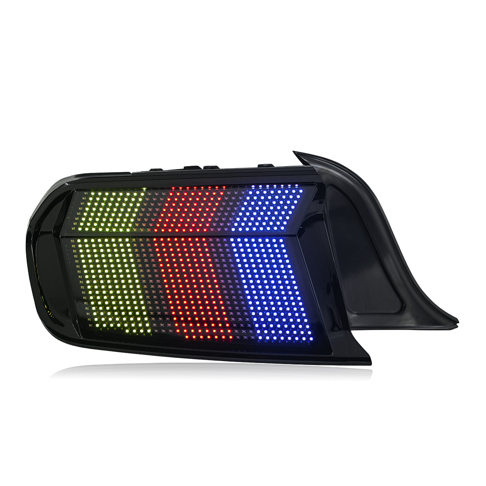 TT-ABC RGB Tail Light for 2015-2023 Ford Mustang With Multiple Animati