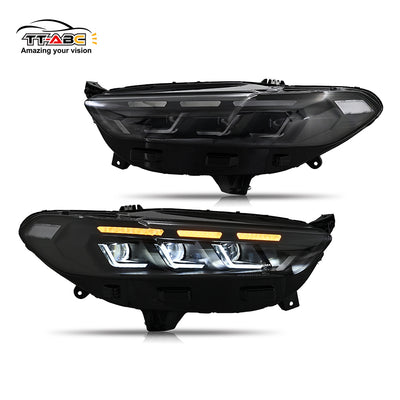 Phares LED TT-ABC pour Ford Fusion Mondeo Mustang (2013-2016) -Phares halogènes