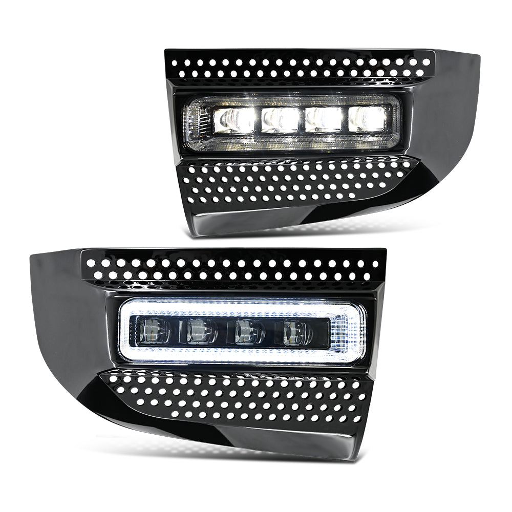 Paire de feux antibrouillard avant gauche et droit pour Land Rover Defender 90 110 130 2020-2025