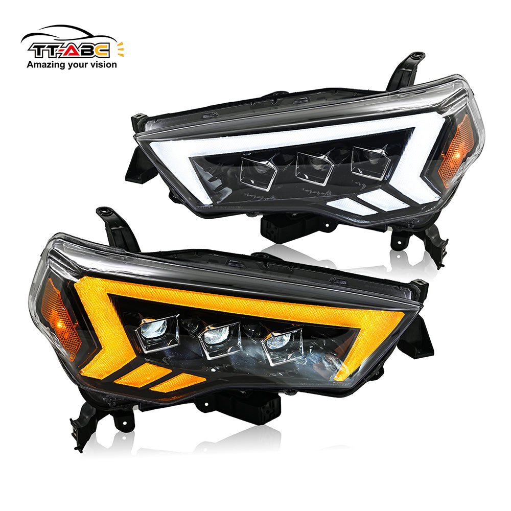 TT-ABC LED Headlights For 2014-2022 Toyota 4Runner Front Lamp Assembly
