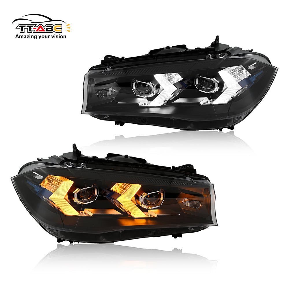 TT-ABC LED Headlights for 2014-2018 BMW X5 F15 European version HeadLamps Assembly