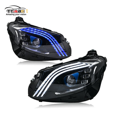 Phares LED TT-ABC pour Mercedes-Benz Classe E W213 E200 E260 E300 E350 (2016-2021) 