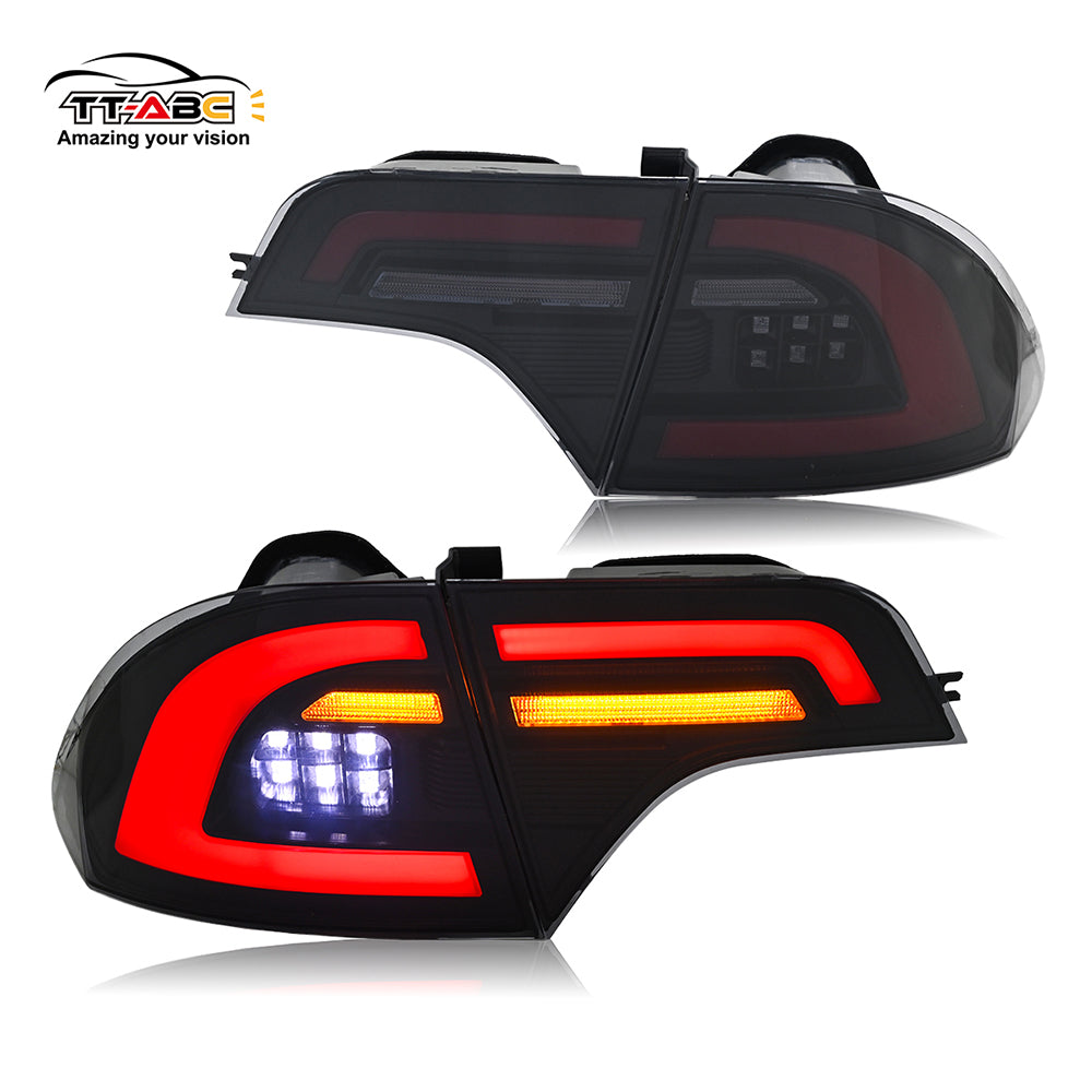 TT-ABC NEW Led Tail Light For 2006-2011 Honda Civic Sedan 4-DR LED Brake Tail Lights
