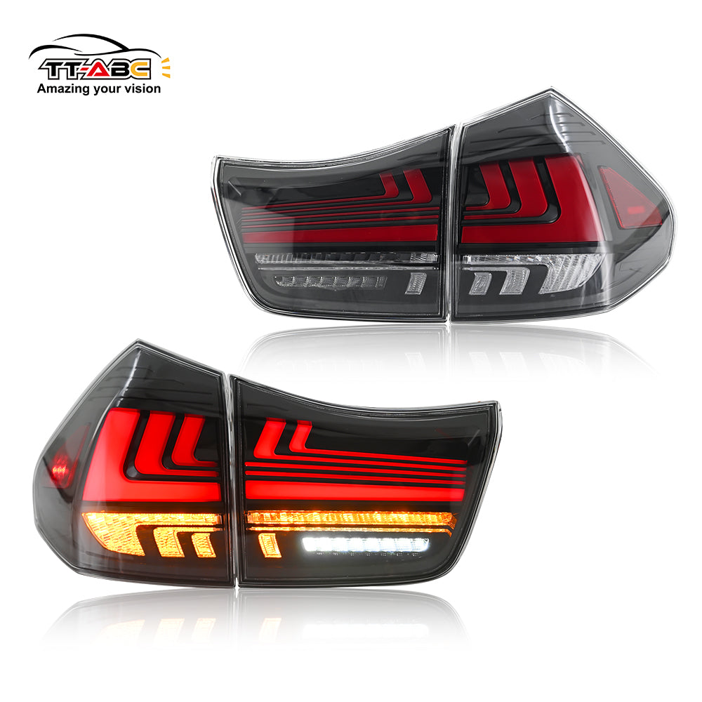 TT-ABC LED Tail Lights for 2004-2006 Lexus RX330/2007-2009 RX450 Rear Lamps Assembly