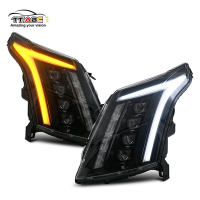 Faros delanteros LED TT-ABC para conjunto de faros delanteros halógenos Cadillac SRX 2010-2016