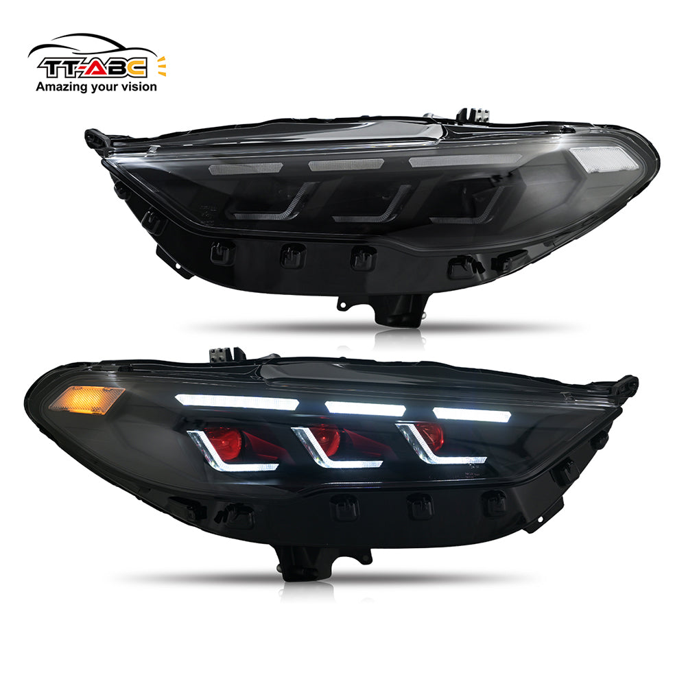 TT-ABC LED-Scheinwerfer für 2017–2021 Ford Fusion Mondeo Projektor-Scheinwerfer