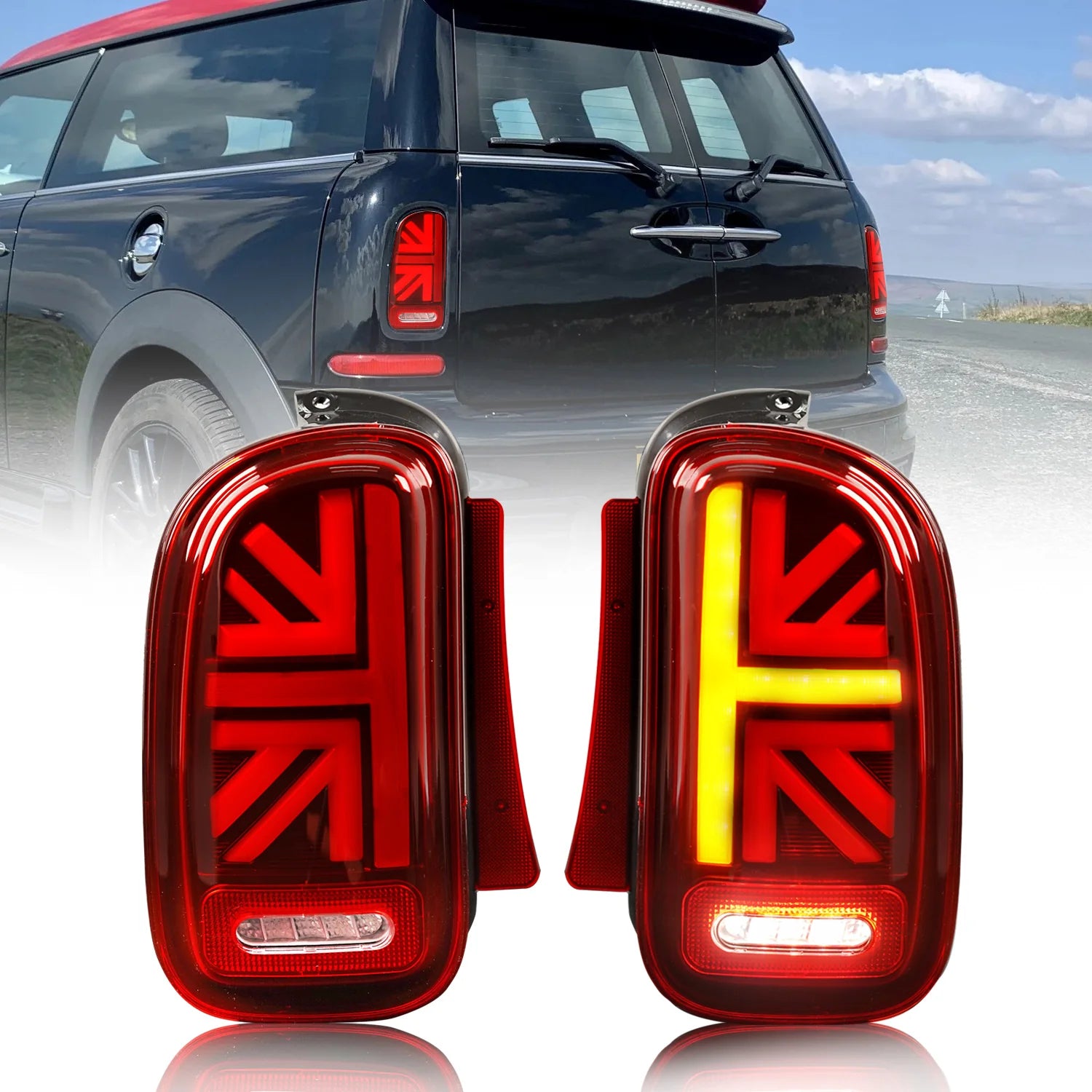 TT-ABC Led Tail Lights for 2007-2014 BMW Mini Cooper Clubman R55 Tail ...