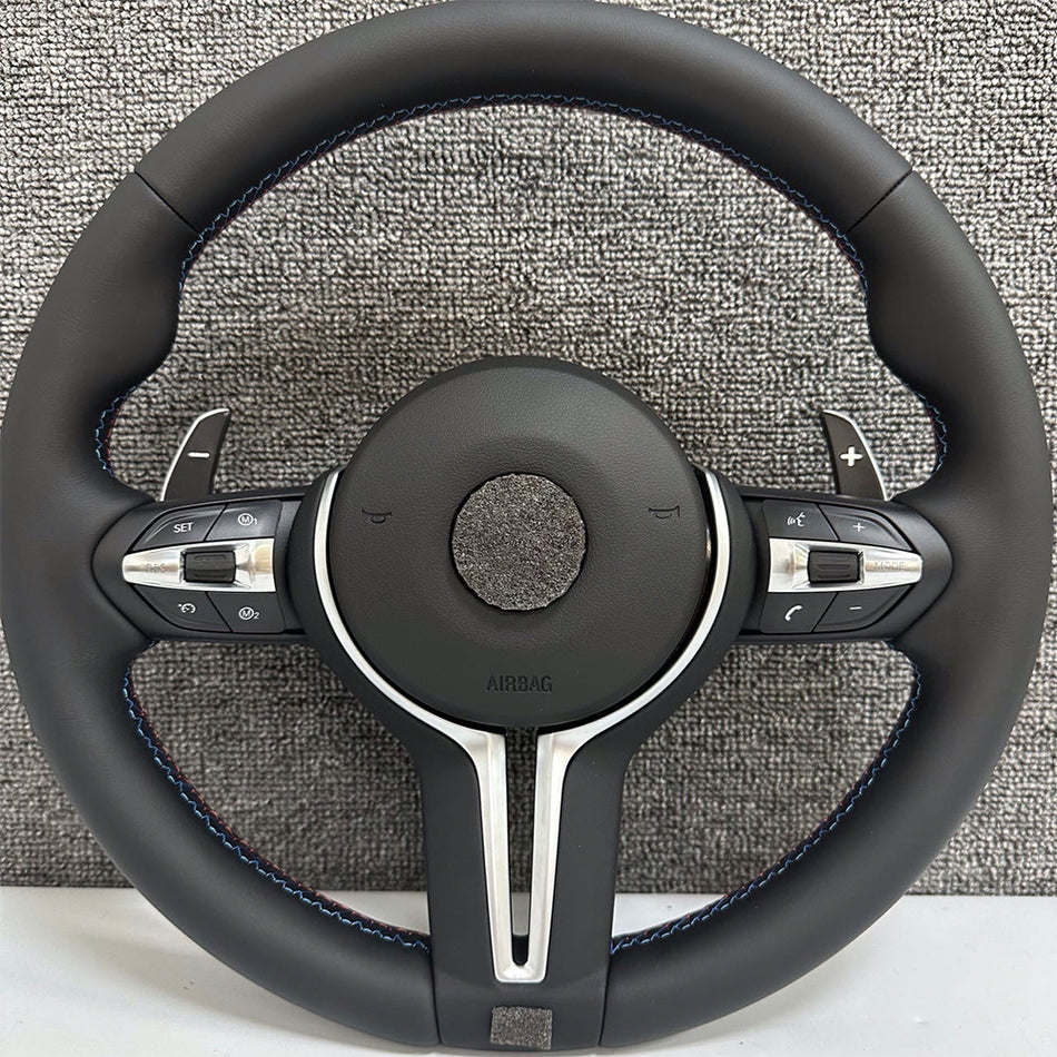 High Quality Leather Steering Wheel for BMW F30 F32 F10 F20 F07 F01 E46 E60 E90 M3 M5 M7 steering wheel