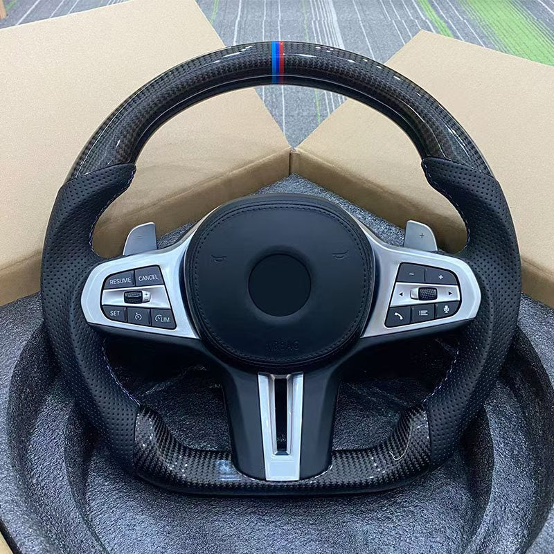 Carbon Fiber Steering Wheel for BMW G30 G20 G38 G31 G32 G11 G12 G01 G07 Steering Wheel