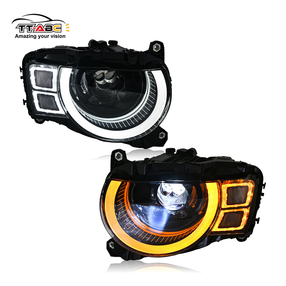 TT-ABC LED Headlight For 2020-2025 Land Rover Defender 90 110 130 LED Matrix Headlights Daytime Running Lights DRL Turn Signal