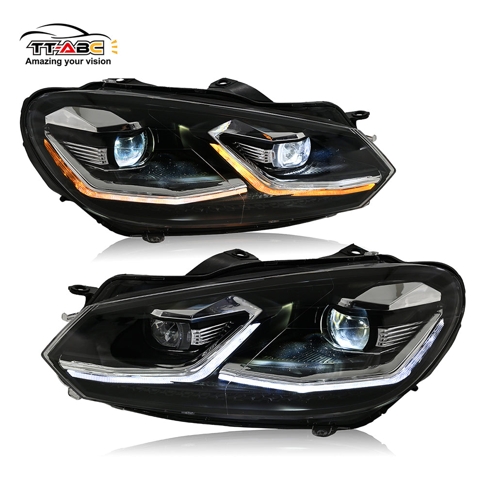 TT-ABC Led Headlight for 2010-2014 Volkswagen Golf MK6