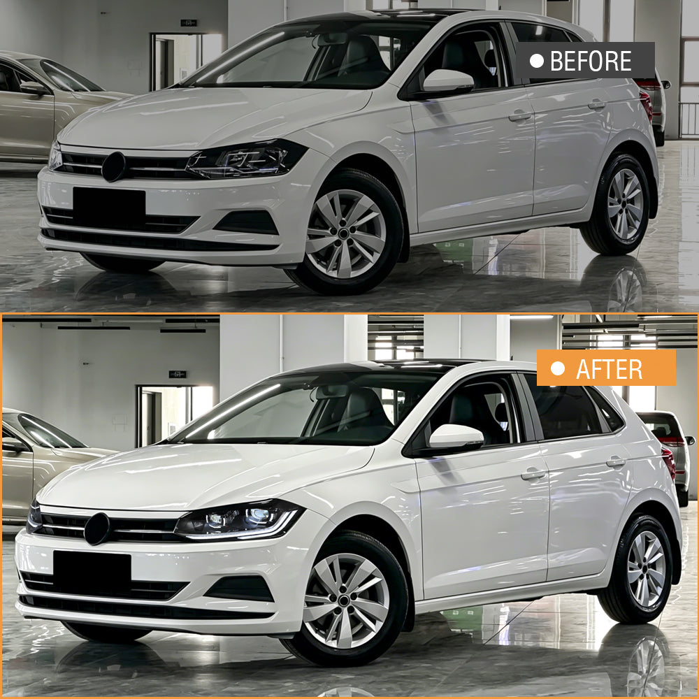 TT-ABC Led Headlight for 2019-2022 VV Volkswagen POLO Headlamp Halogen to Led
