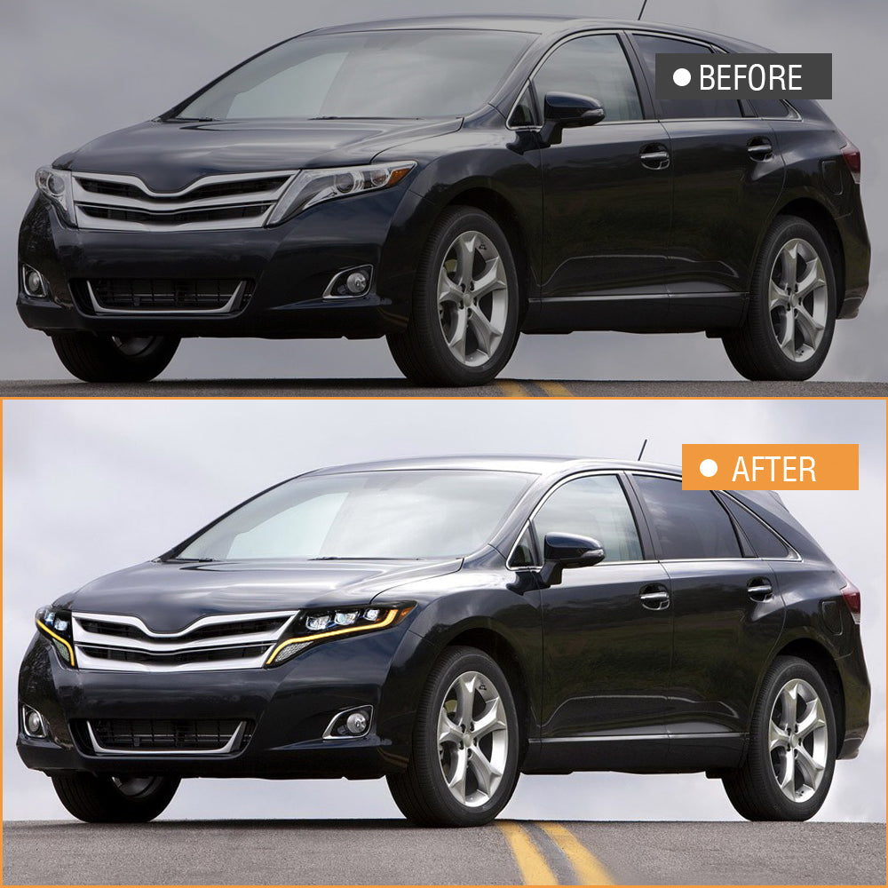 TT-ABC LED Headlights for 2009-2016 Toyota Venza Headlight Assembly