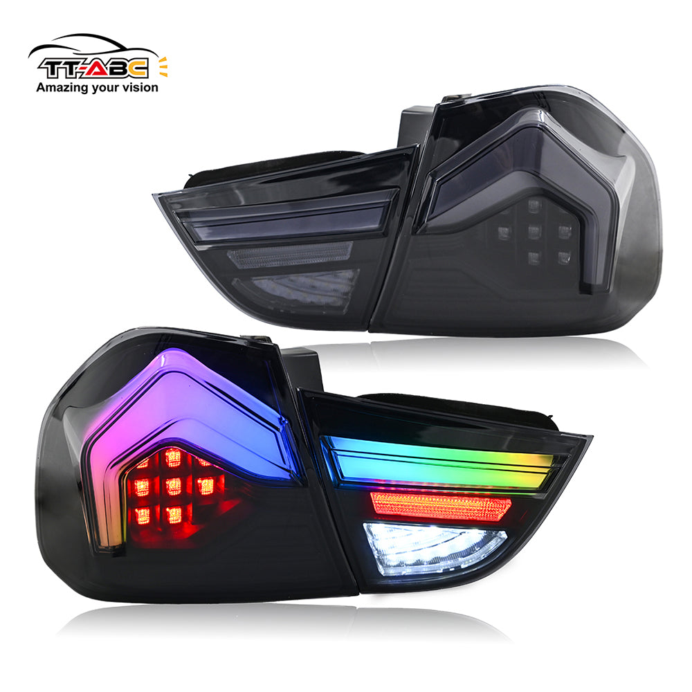 Luz trasera LED ahumada TT-ABC para BMW Serie 3 E90 320i/323i/325/330/335 (2009-2012)