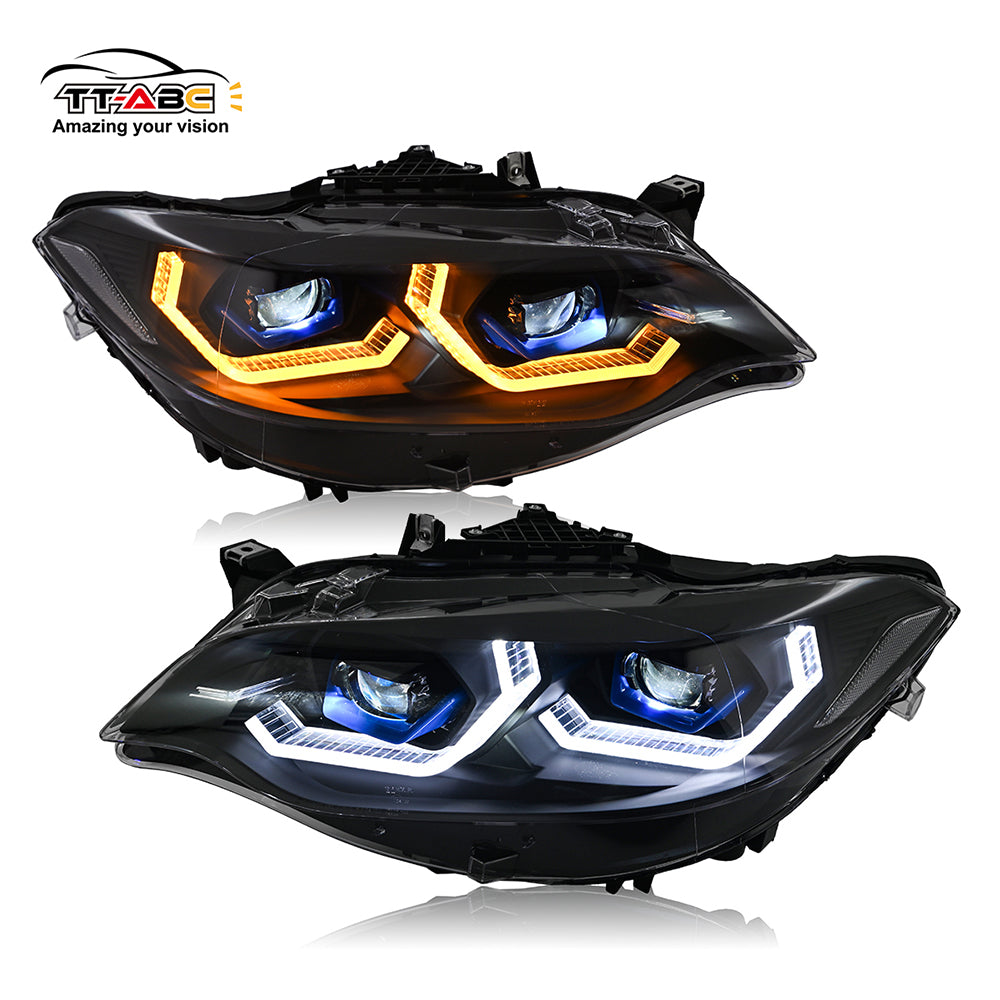 TT-ABC LED Headlight for 2014-2019 BMW 2-Series F22 F23 228i xDrive 230i M235i M240i Turbo