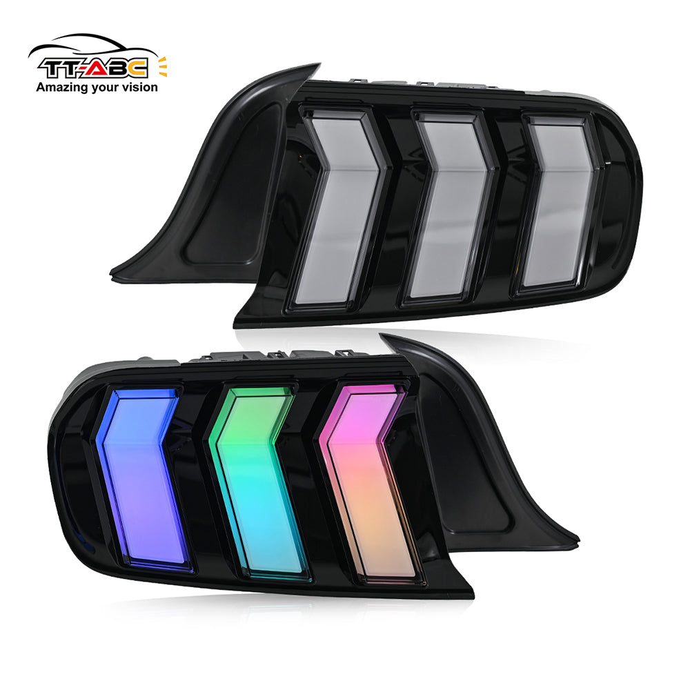 Luces traseras LED TT-ABC para Ford Mustang Shelby GT350 GT500 (2015-2023)