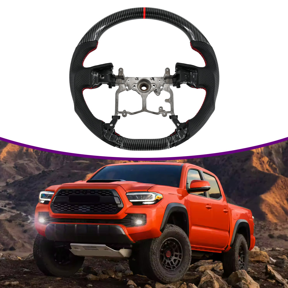 Steering Wheel for 2014-2023 Toyota Tacoma/2014-2022 Tundra/2010-2023 4Runner/2010-2016 Prado FJ150/2012-2022 Sequoia