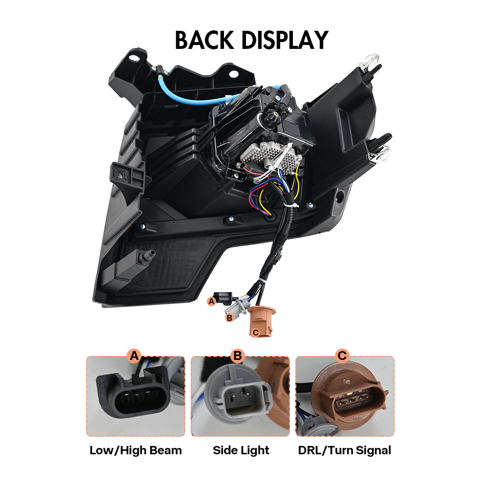 TT-ABC Led Projector Headlights for 2009-2014 Ford F-150 Led Headlight Assembly-TT-ABC-TT-ABC