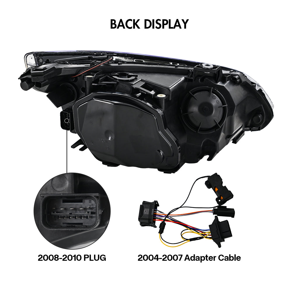 TT-ABC Led Headlights for 2005-2010 BMW 5-Series E60 525i 530i 540i He