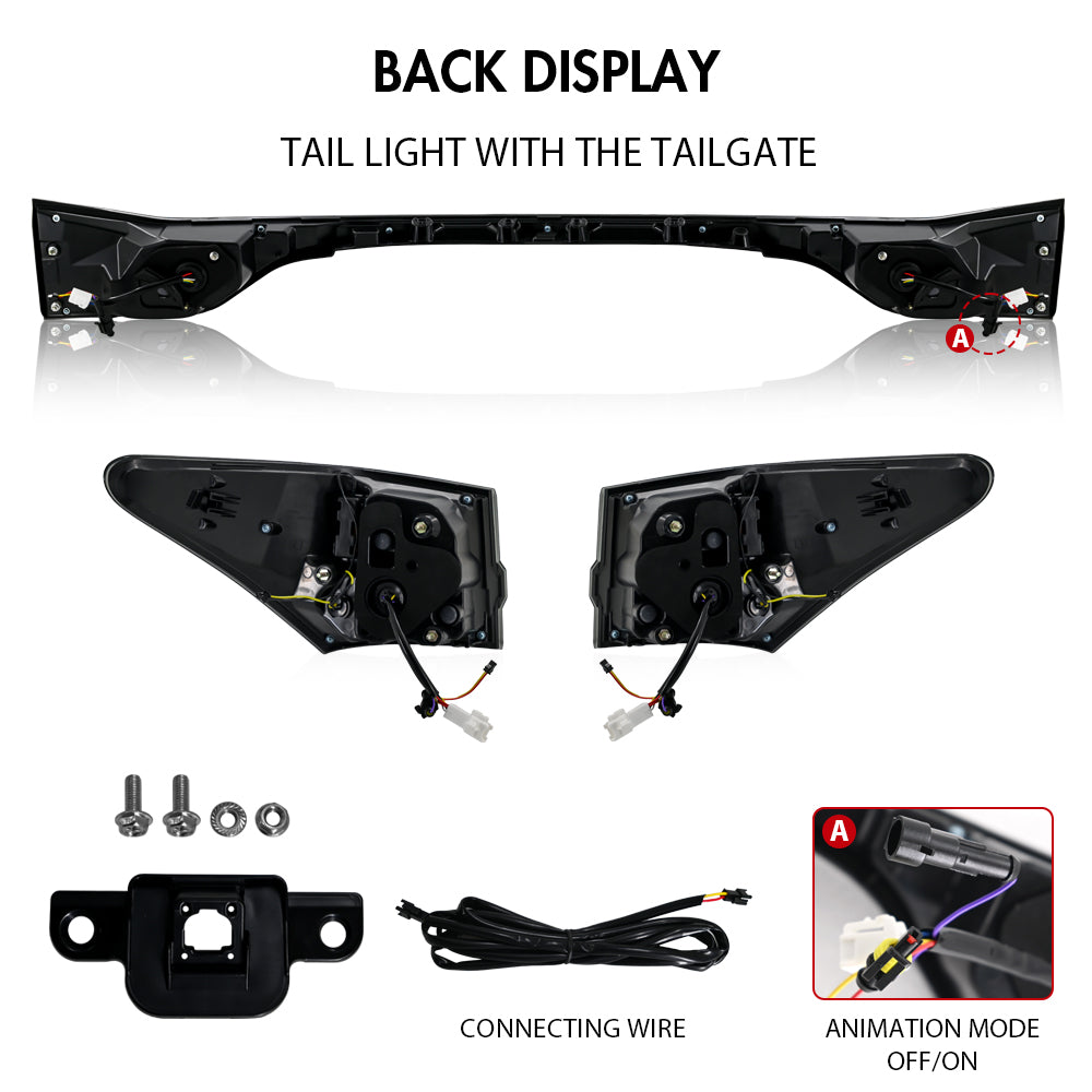 TT-ABC LED Tail Lights with Trunk Light for Lexus GS250 GS300