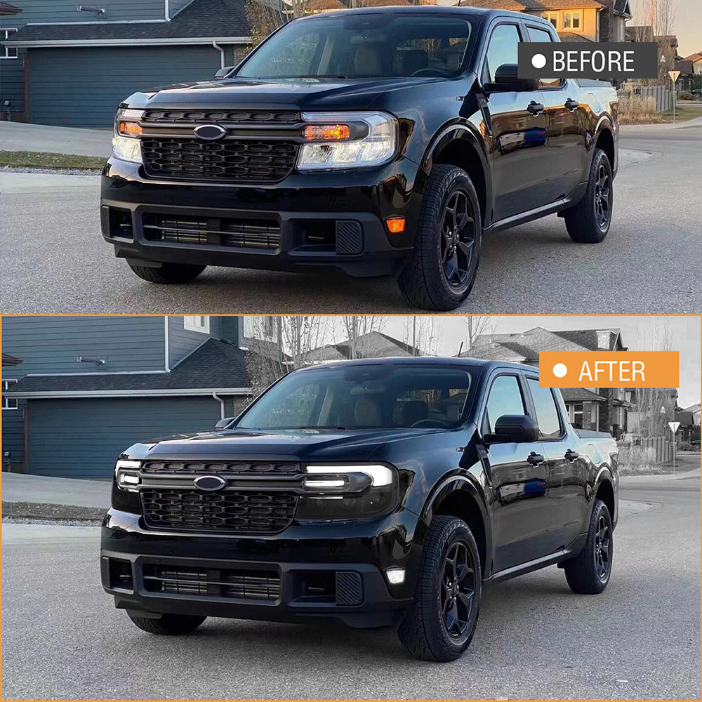 TT-ABC Led Headlight for 2022-2024 Ford Maverick Headlight Assemblies