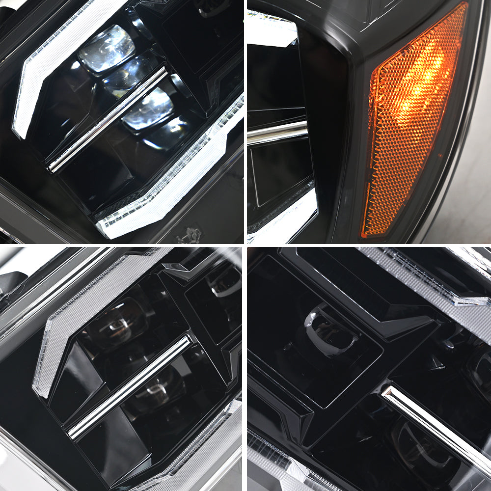 TT-ABC Projector Led Headlights For 2007-2013 Toyota Tundra
