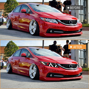 TT-ABC Demon Eye Headlights for 2012-2015 Honda Civic 9th Gen Projector Front Lamp Assembly-TT-ABC-TT-ABC