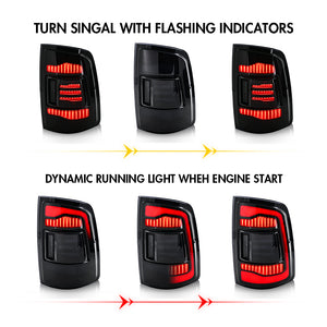 TT-ABC Led Tail Lights for 2009-2018 Dodge Ram 1500,2013-2018 Ram 1500 2500-TT-ABC-TT-ABC