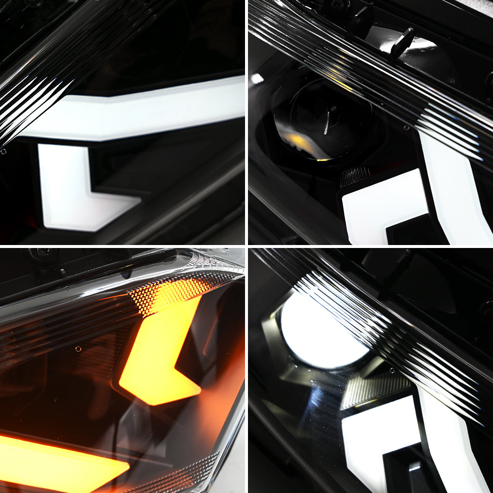 TT-ABC Led Headlights for 2019-2022 Honda HRV 4-door Front Lamps