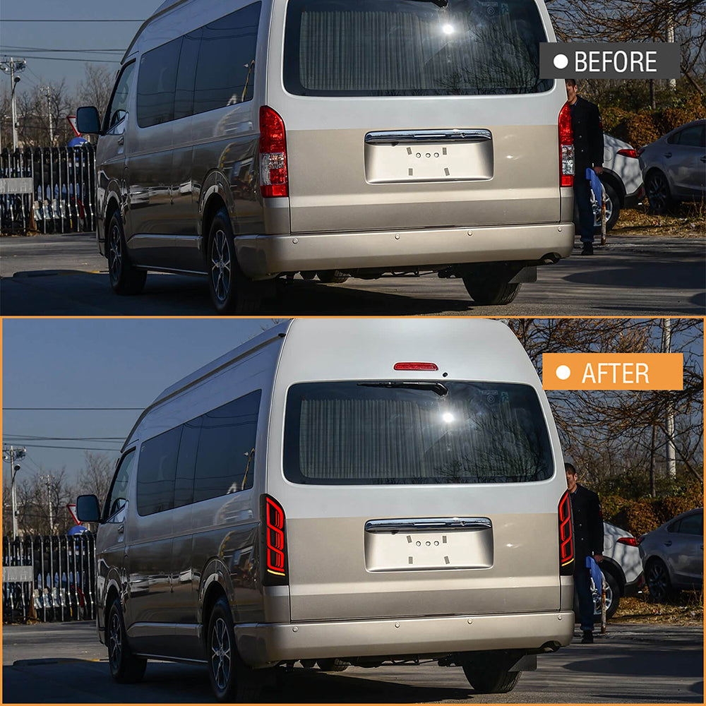 2005-2018 Toyota Hiace H200 LED Tail Lights | TT-ABC Direct Fit