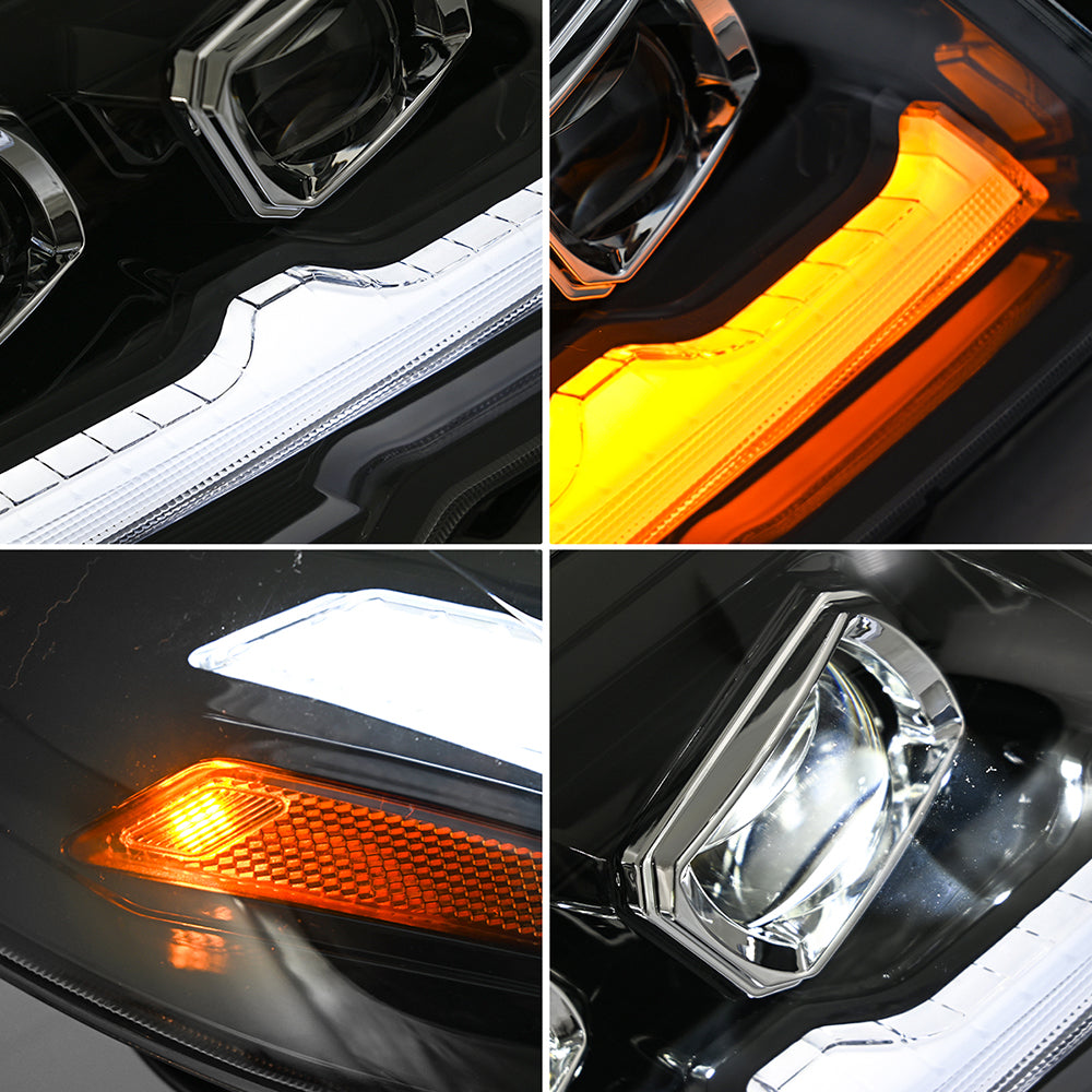 TT-ABC LED Headlights for 2006-2009 Toyota 4Runner Front Lamp Assembly