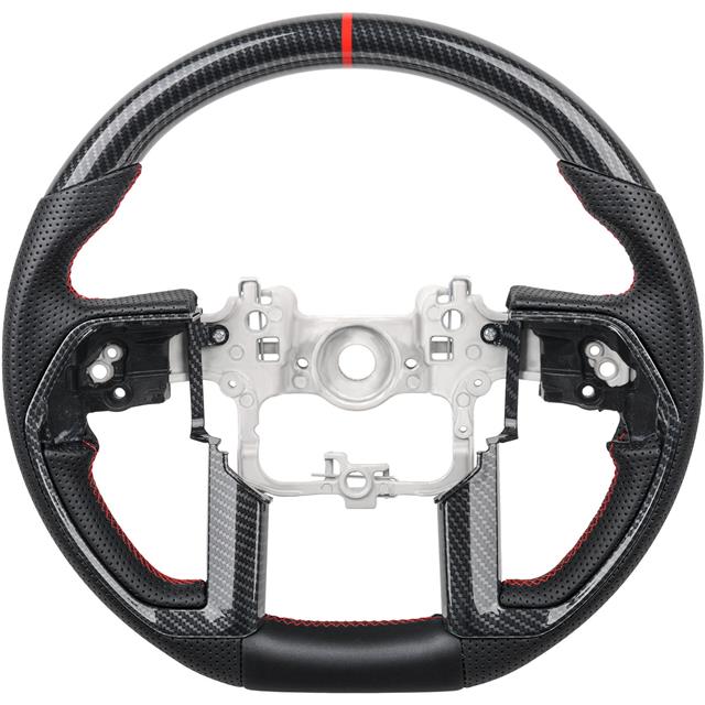 Carbon Fiber Hydro Dip Steering Wheel for 2023+ Toyota Tundra/2024+ Tacoma 4th Gen/2023+ Sequoia