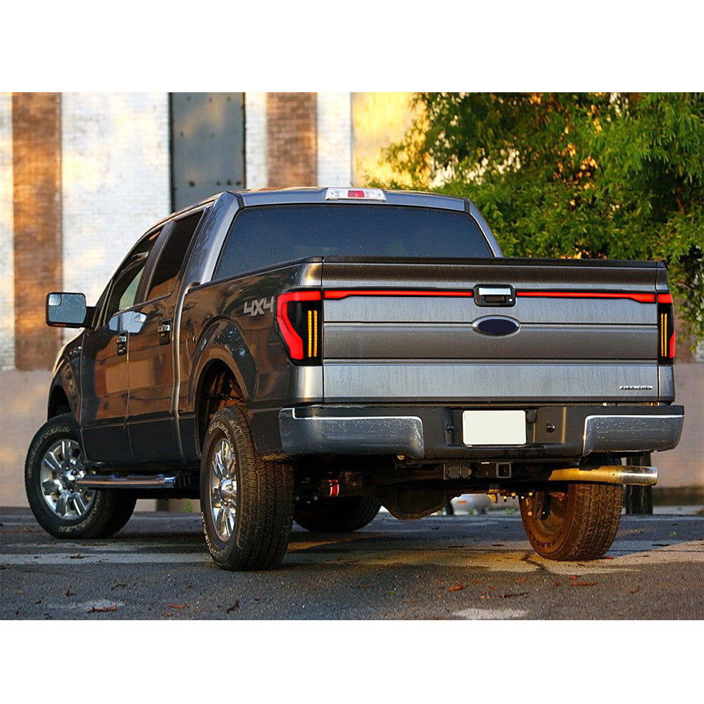 TT-ABC LED Tail Lights for 2009-2014 Ford F-150 F150 Tail Light
