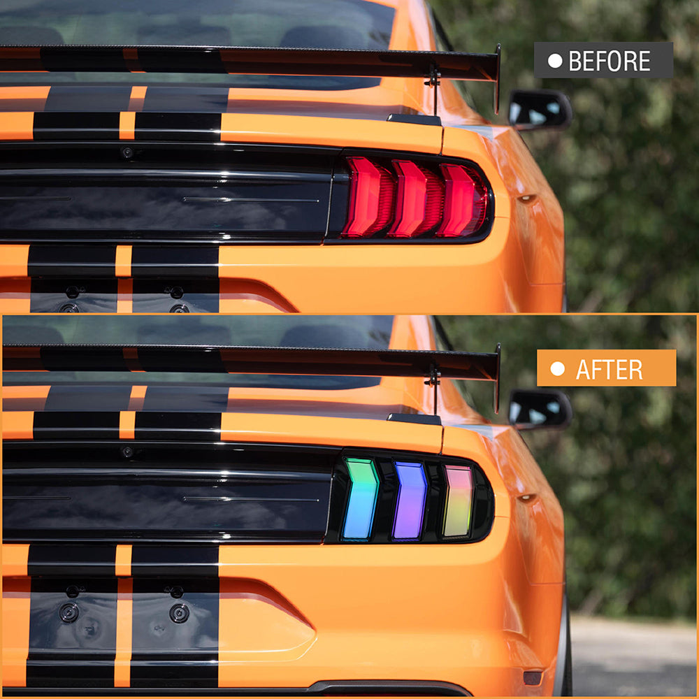 Luces traseras LED TT-ABC para Ford Mustang Shelby GT350 GT500 (2015-2023)
