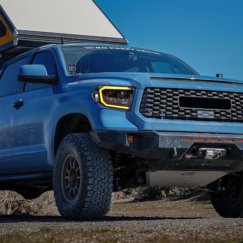 TT-ABC Projector Led Headlights For 2014-2021 Toyota Tundra Sequential