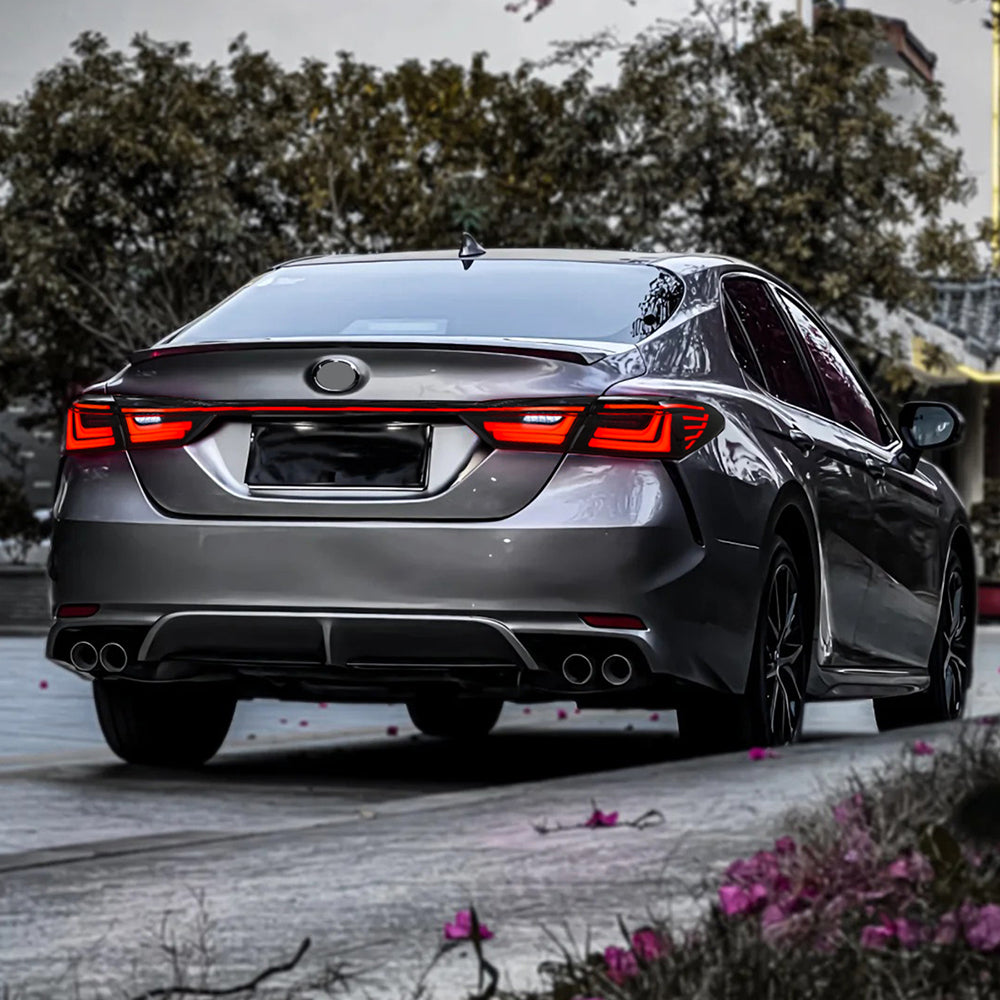 For 2018-2024 Toyota Camry Smoked Led Tail Lights, with Start-up