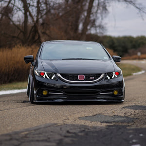 TT-ABC Demon Eye Headlights for 2012-2015 Honda Civic 9th Gen Projector Front Lamp Assembly-TT-ABC-TT-ABC