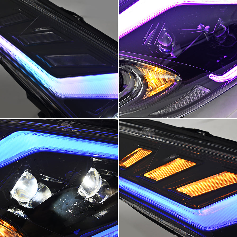 TT-ABC RGB ヘッドライト 2008-2020 日産 370z フェアレディ Z34 用