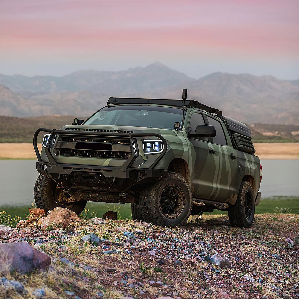 TT-ABC プロジェクター LED ヘッドライト 2014-2021 トヨタ タンドラ