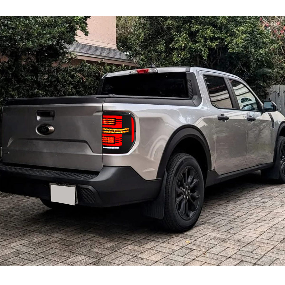 CNCEST Right Side Tail Light Assembly For 2022-2024 Ford Maverick Lariat – LED/Halogen With Turn Signal