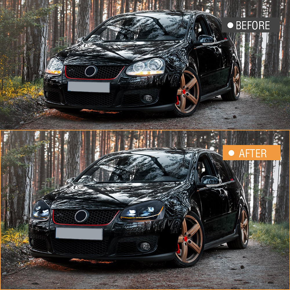 TT-ABC Led Headlight for 2005-2010 Volkswagen Golf 7/Golf 5/MK5(Not for GTI/R)